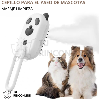 PetGlow™️🧽- Cepillo masajeador para mascotas